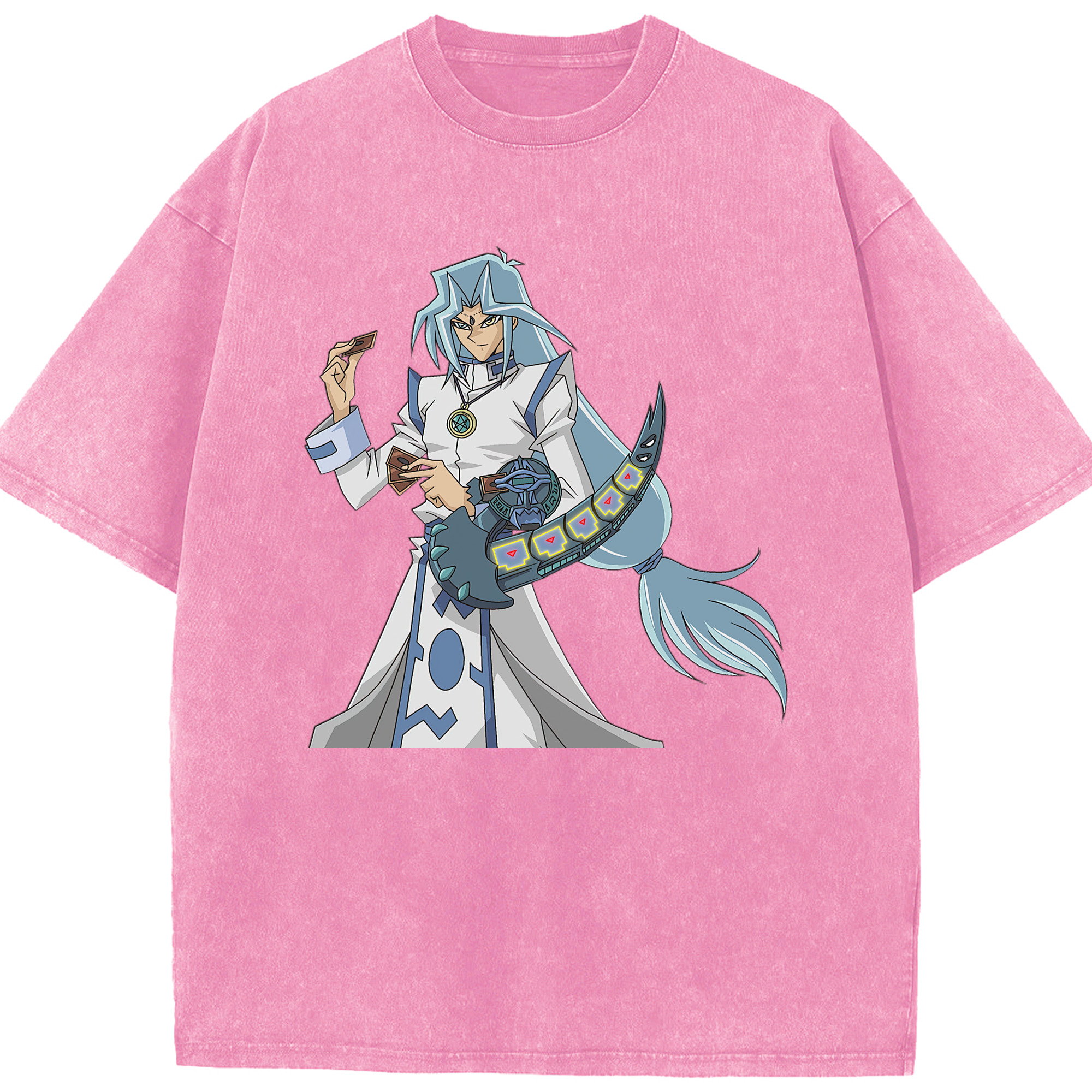 （画像用） 遊☆戯☆王 Yu-Gi-Oh! 綿100% ヴィンテージ風 半袖Tシャツ（フロントプリント）